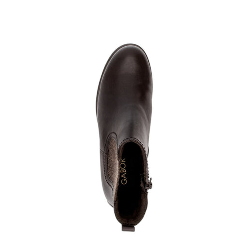 Susan Boots - Brown Leather||Susan - Cuir brun