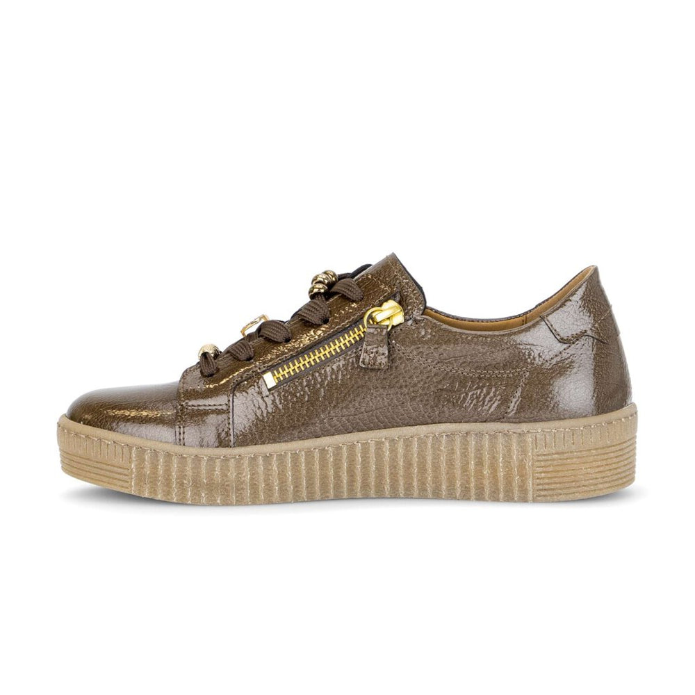 Colette - Brown Patent Leather||Colette - Cuir verni brun