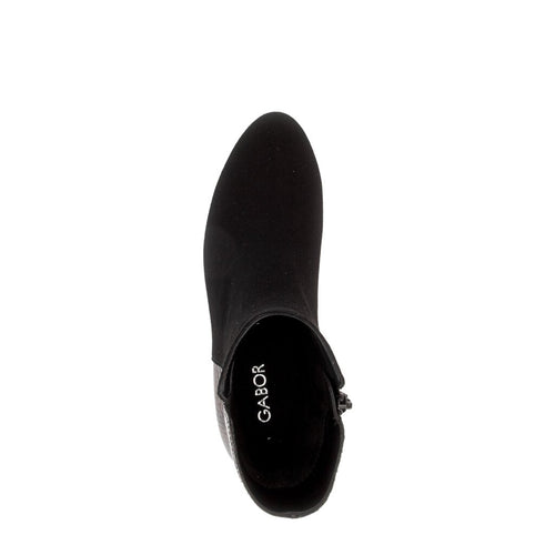 Sharon - Black Suede||Sharon - Cuir noir