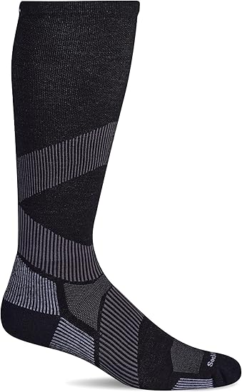 Stabilizer II Knee-High Men - Black Firm Compression (20-30mmHG)||Stabilizer II au genou pour hommes - Compression ferme (20-30mmHG) noir