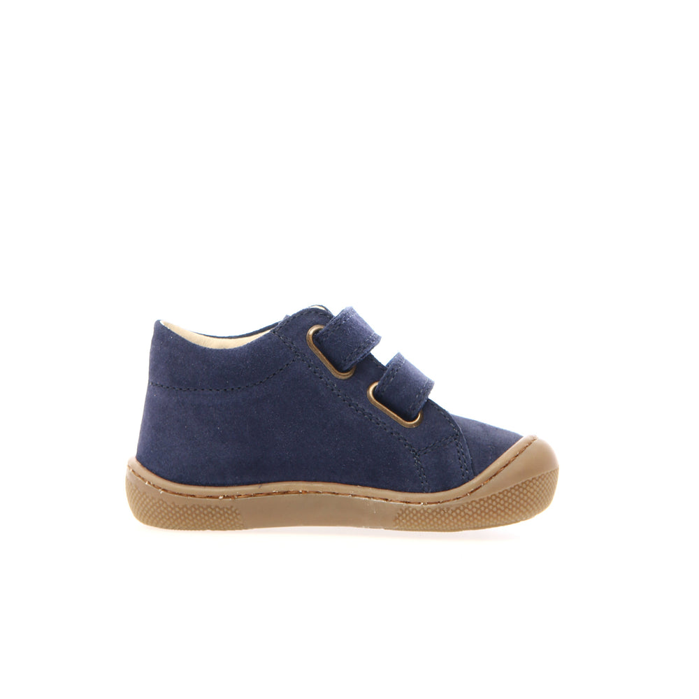 Barefoot Sabby VL - Navy-Dark Orange Suede/Leather