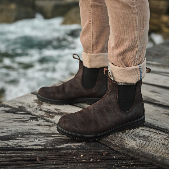 2610 Original -  Dark Brown Waxed Suede||2610 Originale - Suède ciré brun foncé