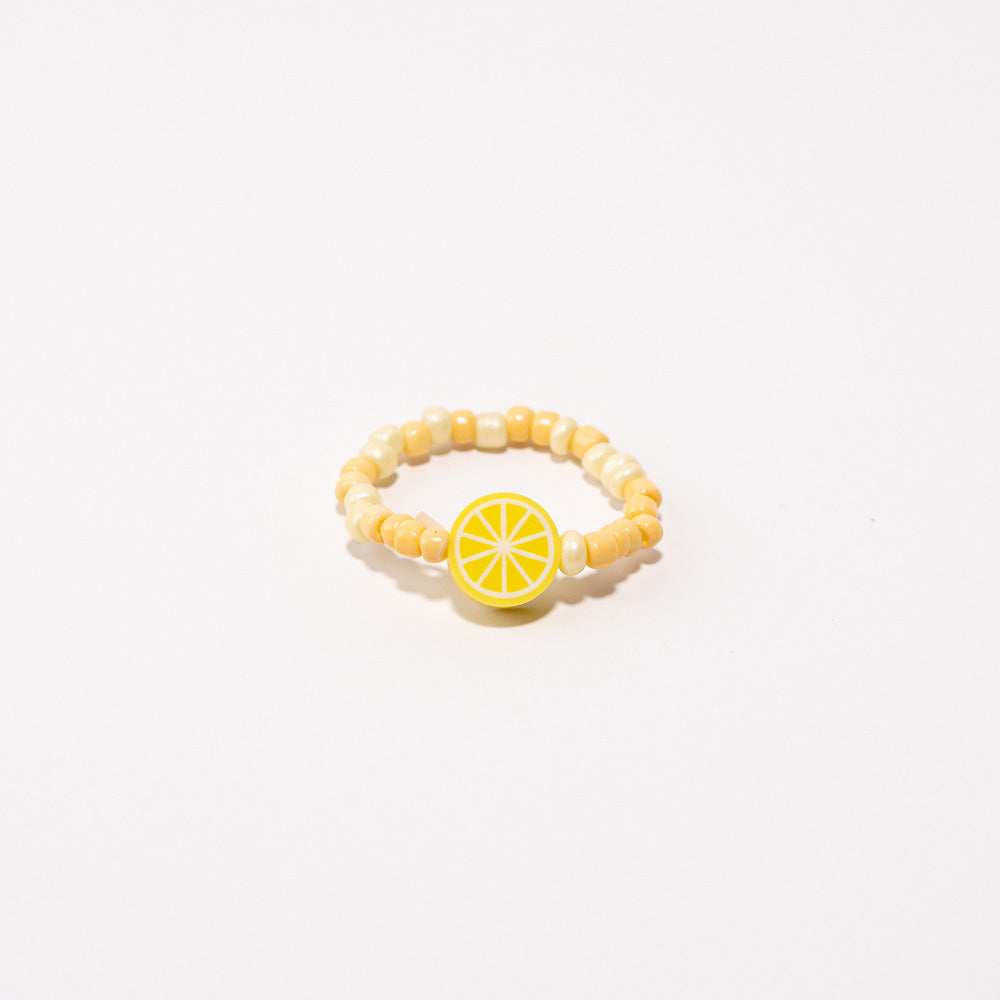 Beaded Shoe Charm - Lemon||Breloque pour chaussures en perles - Citron