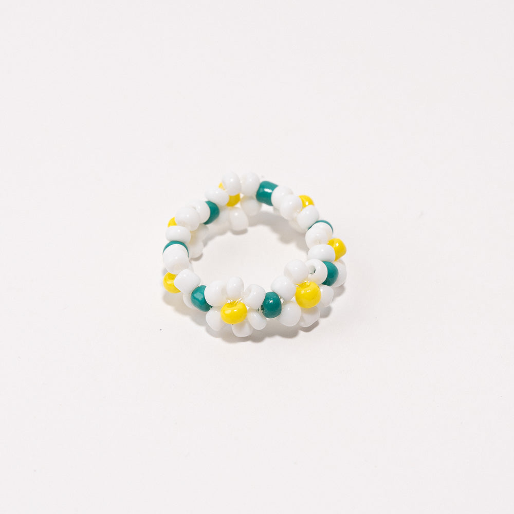 Beaded Shoe Charm - White Multi||Breloque pour chaussures en perles - Blanc multicolor