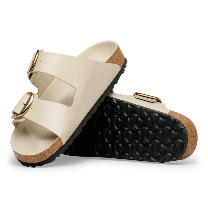 Arizona Big Buckle -  Oyster High Shine Leather||Arizona Big Buckle - Cuir oyster très brillant