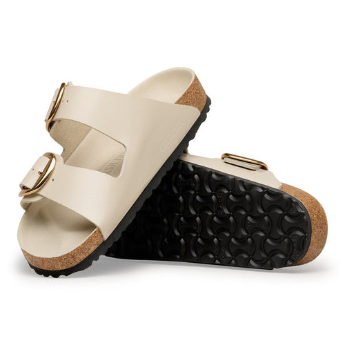 Arizona Big Buckle -  Oyster High Shine Leather||Arizona Big Buckle - Cuir verni oyster