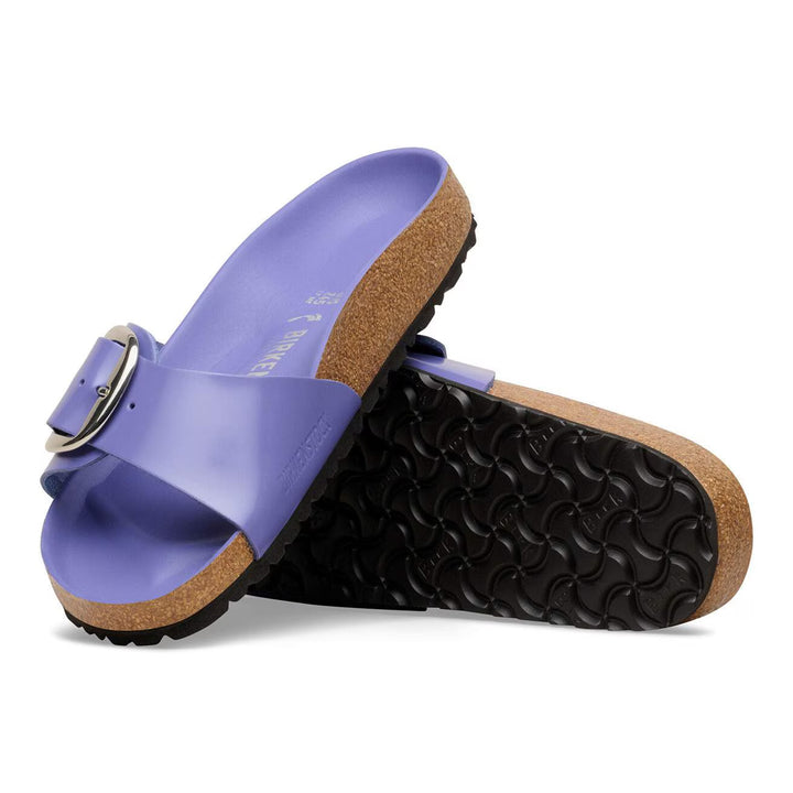 Madrid Big Buckle - High Shine Purple Dusk Leather||Madrid Big Buckle - Cuir brillant violet