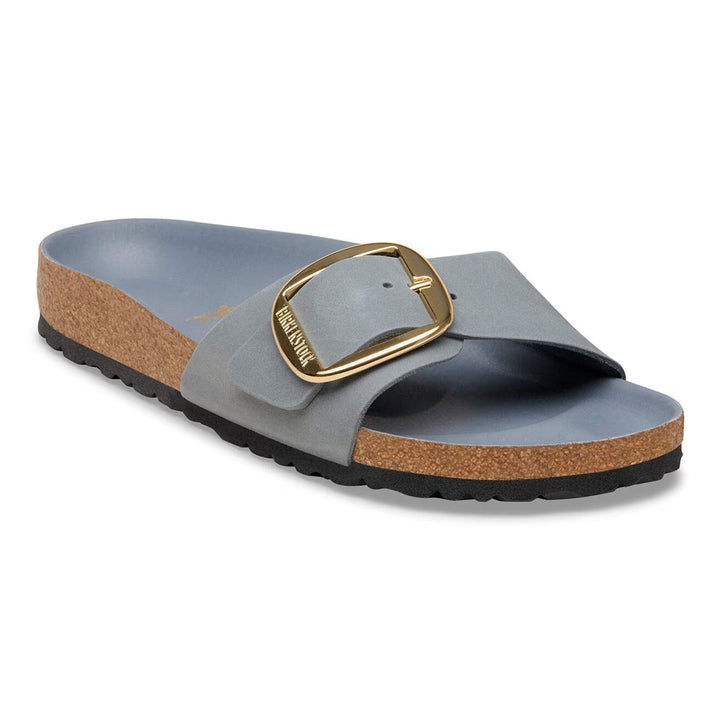 Madrid Big Buckle - Basalt Gray Oiled Leather||Madrid Big Buckle - Cuir huilé gris basalte