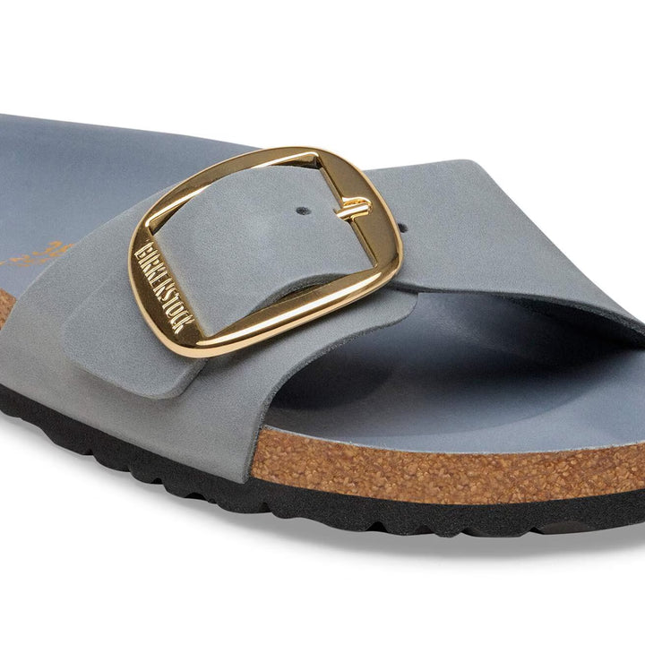 Madrid Big Buckle - Basalt Gray Oiled Leather||Madrid Big Buckle - Cuir huilé gris basalte
