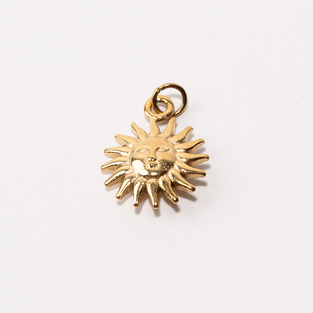 Sun Adjustable Loop Shoe Charm - Gold||Soleil breloque à chaussures ajustable - Or