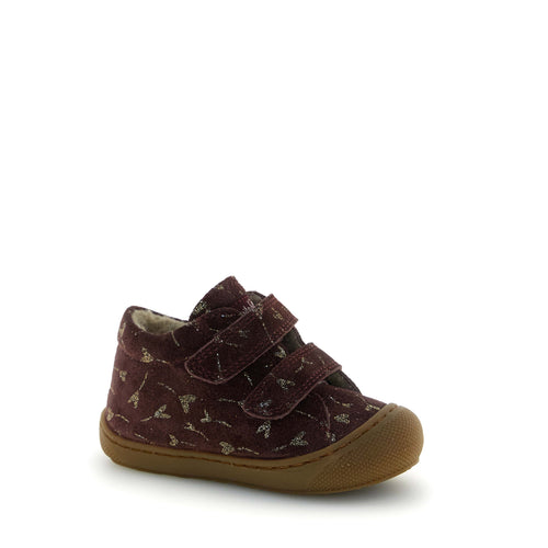 Cocoon VL with Wool Lining - Prune-Platinum Suede||Cocoon VL avec doublure en laine - Suède prune-doré