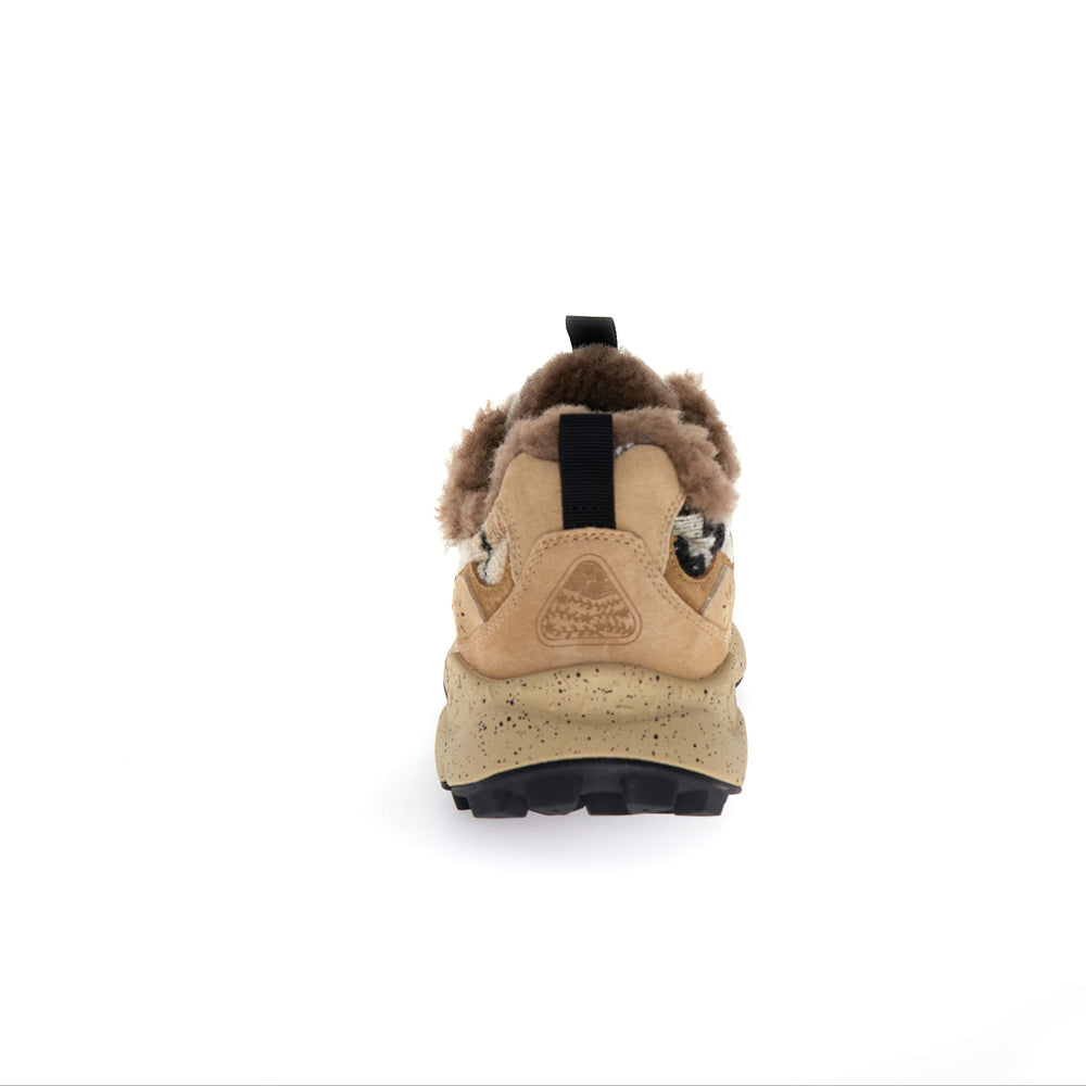Yamano 3 - Mud Suede/Woolen Knit Braids with Shearling