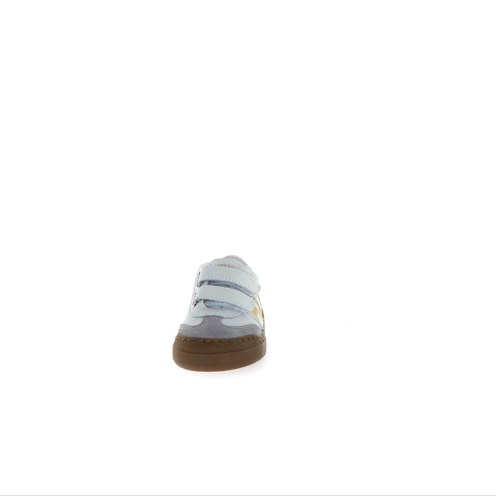 Riby VL - Grey-White-Platinum Leather/Suede