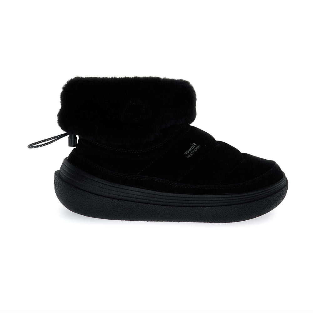 Fami Mid Uni - Black Suede/Shearling