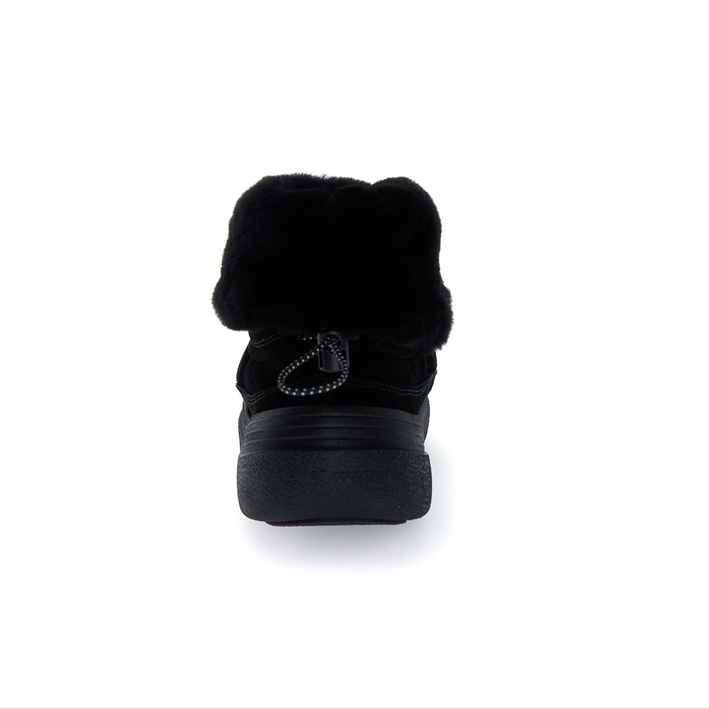 Fami Mid Uni - Black Suede/Shearling