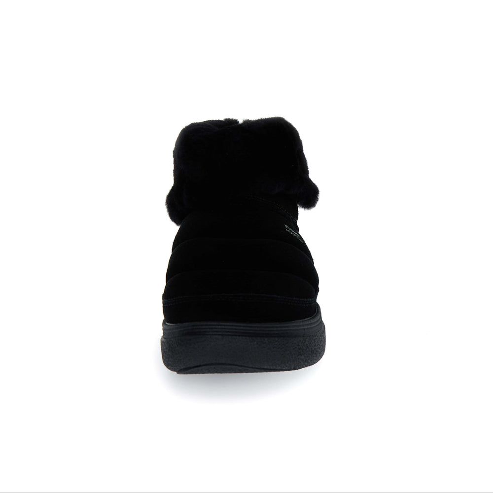 Fami Mid Uni - Black Suede/Shearling