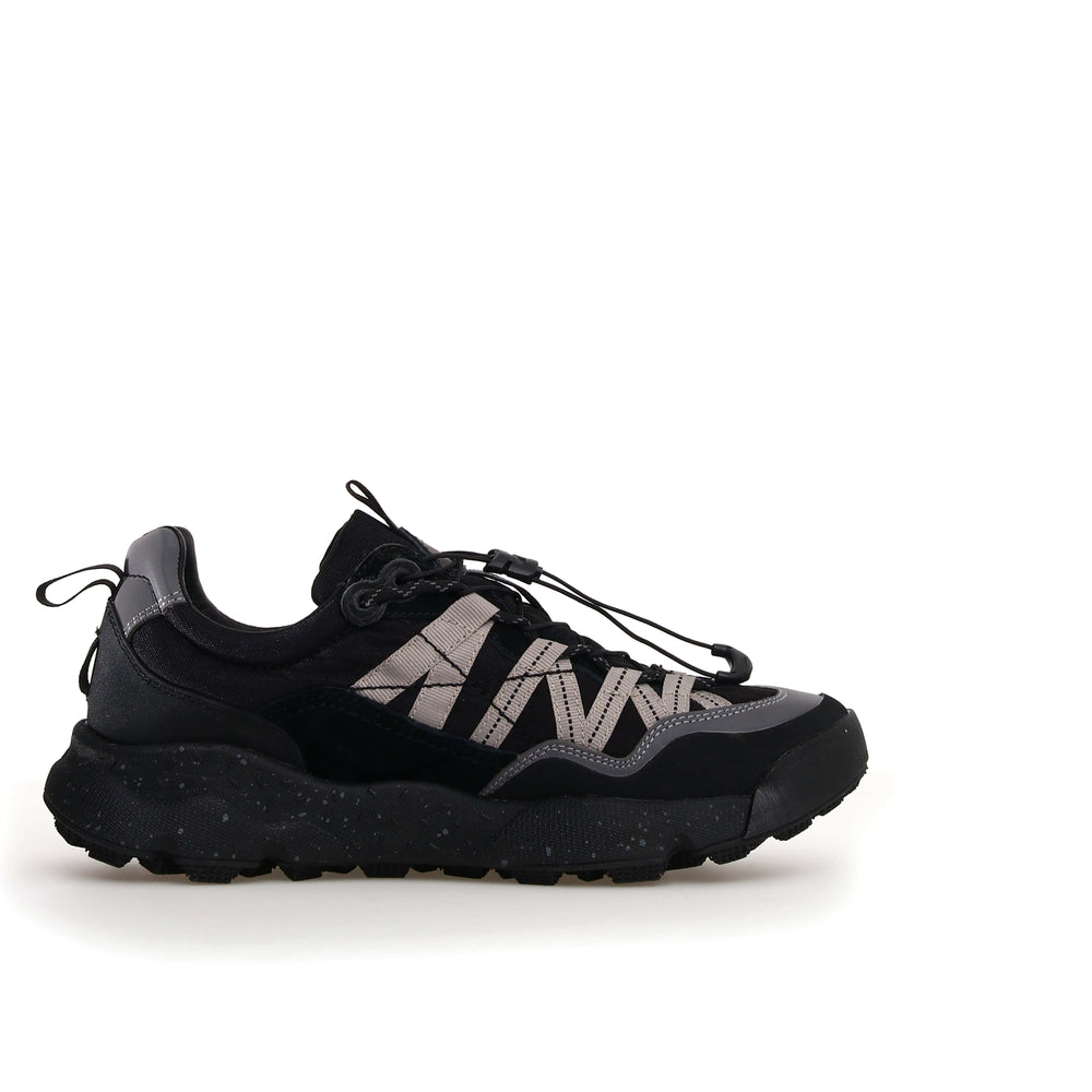 Iwano 2 Uni - Black-Acciaio Suede/Nylon