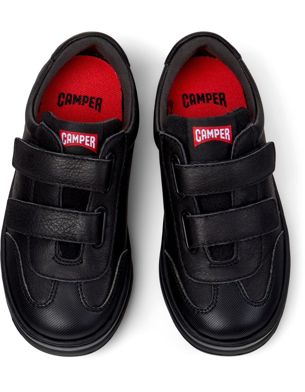Runner - Black Leather||Runner - Cuir noir