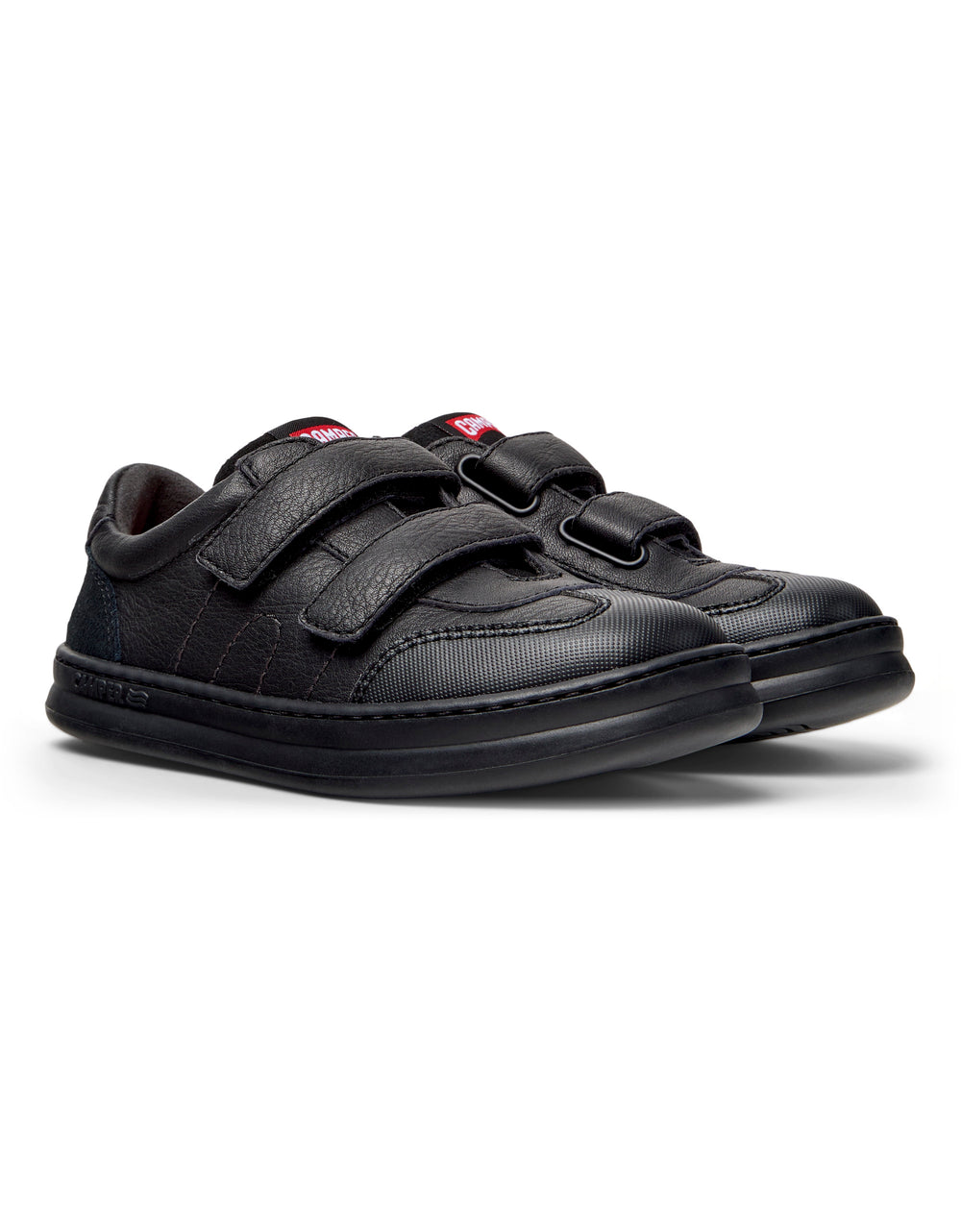 Runner - Black Leather||Runner - Cuir noir