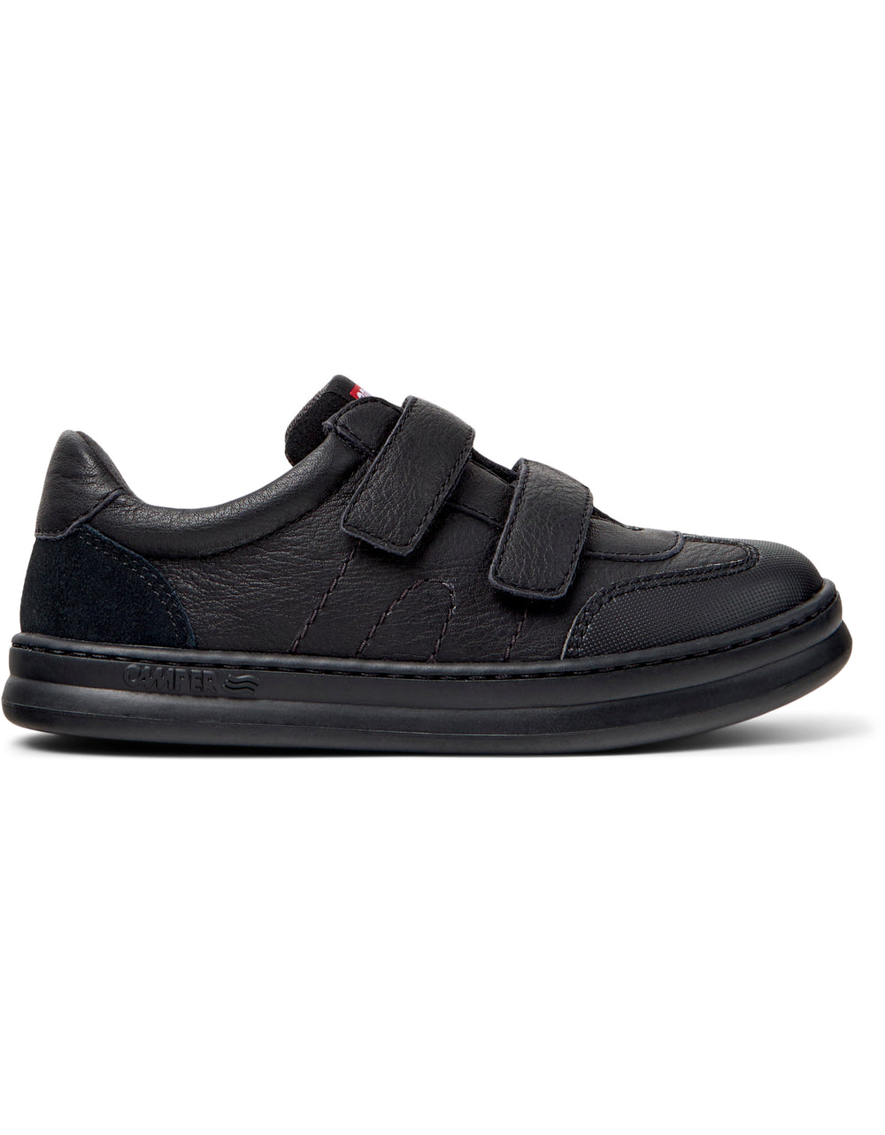 Runner - Black Leather||Runner - Cuir noir