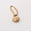 Sun Fixed Loop Shoe Charm - Gold||Soleil breloque à chaussures à glisser - Or