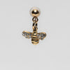 Bee Pendant Shoe Charm - Gold||Abeille breloque à chaussures pendentif - Or
