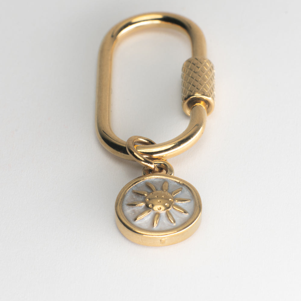 Sunflower Adjustable Loop Shoe Charm - Gold||Tournesol breloque à chaussures ajustable - Or