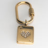 Card Adjustable Loop Shoe Charm - Gold||Carte breloque à chaussures ajustable - Or