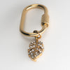 Leaf Adjustable Loop Shoe Charm - Gold||Feuille breloque à chaussures ajustable - Or