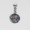 Good Luck Pendant Shoe Charm - Silver||Bonne chance breloque à chaussures pendentif - Argent