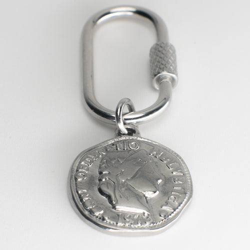 Coin Adjustable Loop Shoe Charm - Silver||Jeton breloque à chaussures ajustable - Argent
