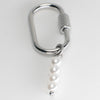 Pearls Adjustable Loop Shoe Charm - Silver||Perles breloque à chaussures ajustable - Argent