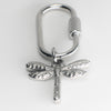 Dragonfly Adjustable Loop Shoe Charm - Silver||Libellule breloque à chaussures ajustable - Argent