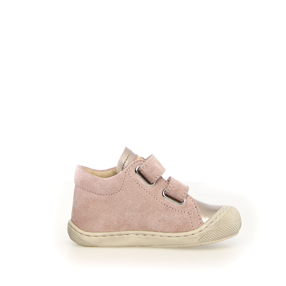 Kolde - Cipria-Platinum Leather and Suede||Kolde - Suède et cuir blush doré