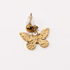 Butterfly Pendant Shoe Charm - Gold||Papillon breloque à chaussures pendentif - Or