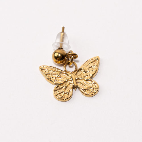 Butterfly Pendant Shoe Charm - Gold||Papillon breloque à chaussures pendentif - Or