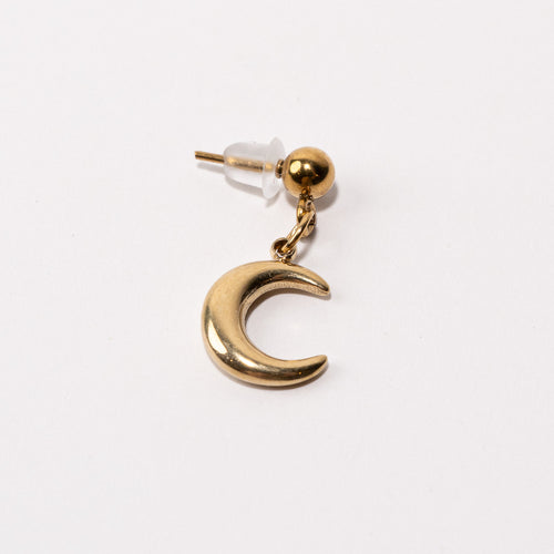 Moon Pendant Shoe Charm - Gold||Lune breloque à chaussures pendentif - Or