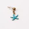 Starfish Pendant Shoe Charm - Gold||Étoile de mer breloque à chaussures pendentif - Or