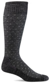 Featherweight Men Knee-High - Charcoal Moderate Compression (15-20mmHg)