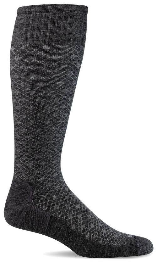 Featherweight Men Knee-High - Charcoal Moderate Compression (15-20mmHg)