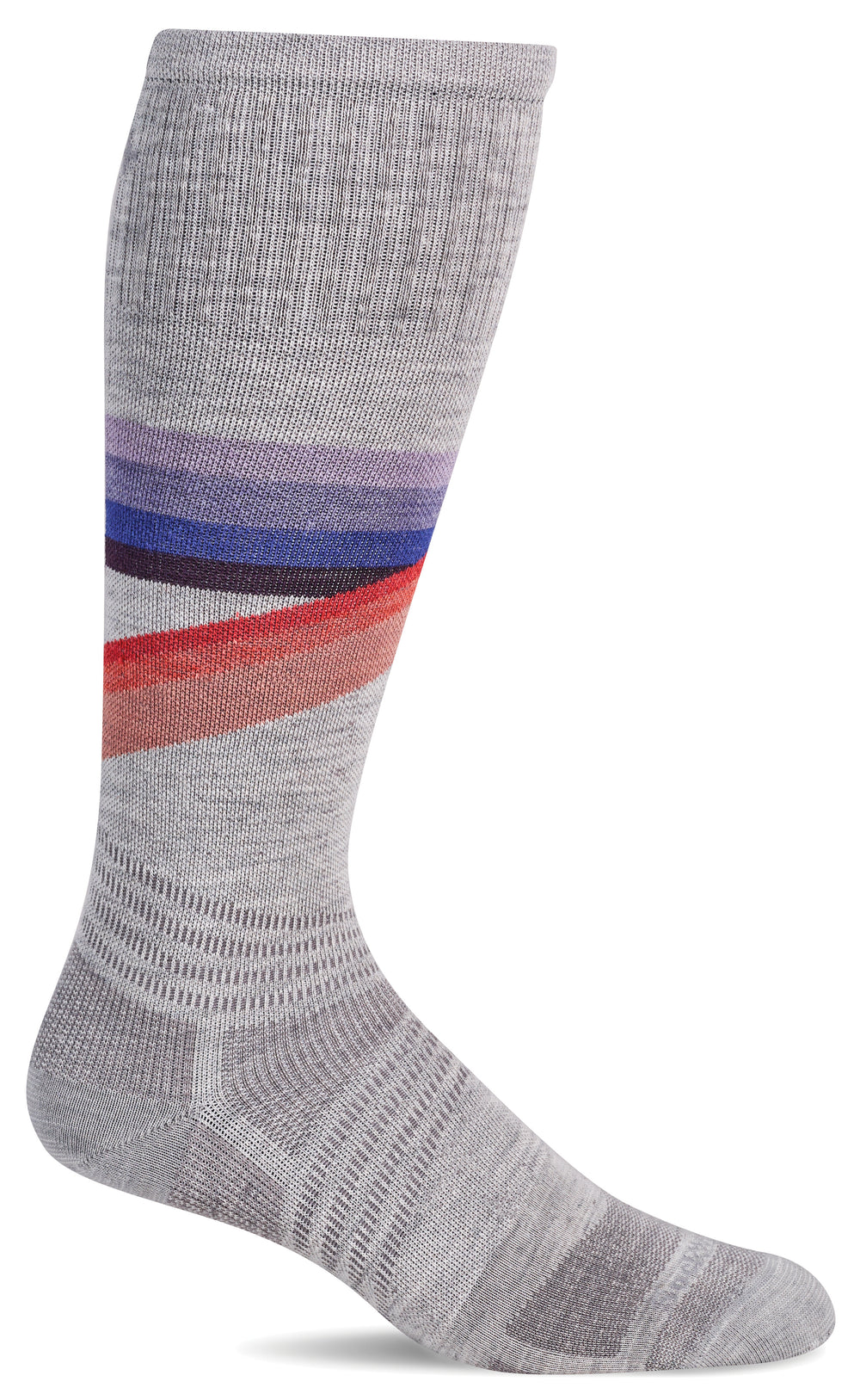 Rainbow Racer UL Women Knee-High - Ash Moderate Compression (15-20mmHg)||Rainbow Racer UL au genou pour femmes - Cendre compression modérée (15-20mmHg)