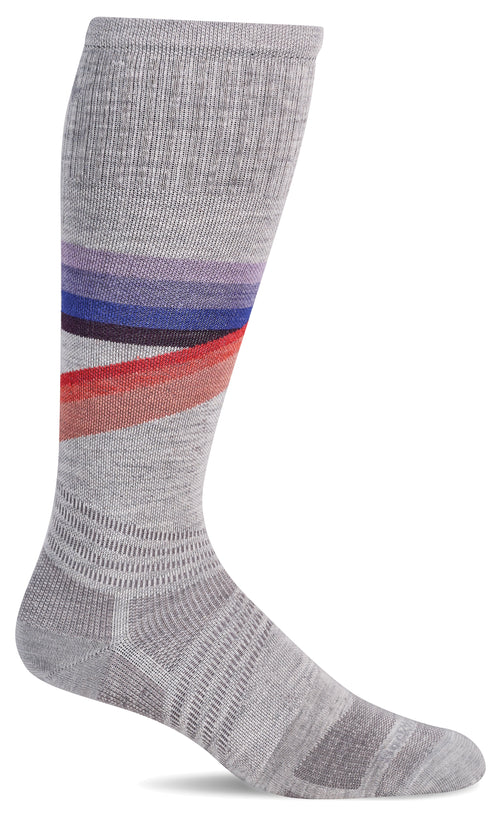 Rainbow Racer UL Women Knee-High - Ash Moderate Compression (15-20mmHg)