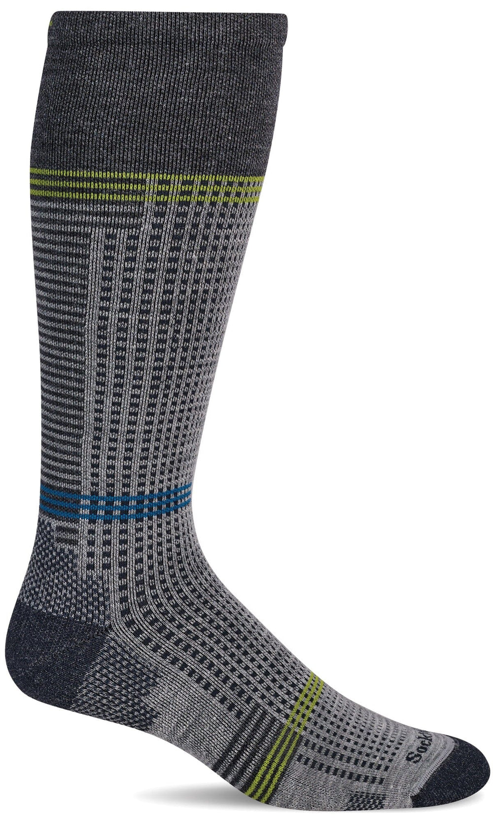 Dash OTC Men Knee-High - Light Grey Moderate Compression (15-20mmHg)||Dash OTC au genou pour hommes - Gris pâle compression modérée (15-20mmHg)