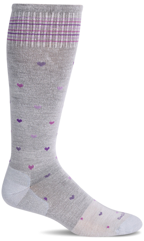Full Heart Knee-High - Natural Moderate Compression (15-20mmHg)||Full Heart au genou pour femmes - Naturelle compression modérée (15-20mmHg)