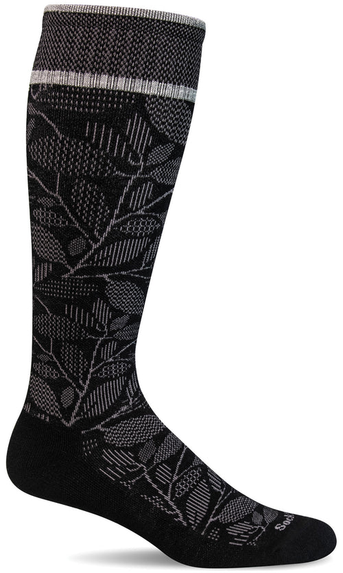 Fauna Knee-High Women - Black Firm Compression (20-30mmHG)||Fauna au genou pour femmes - Compression ferme (20-30mmHG) noir