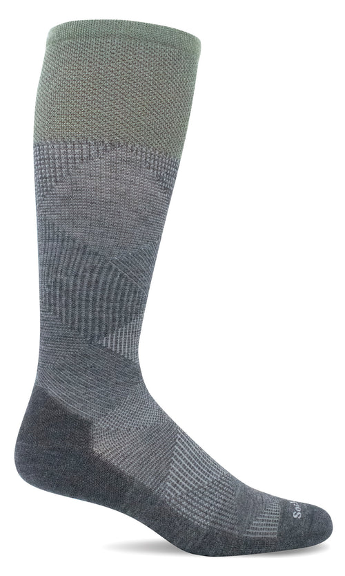 Diamond Dandy Men Knee-High - Charcoal Moderate Compression (15-20mmHg)