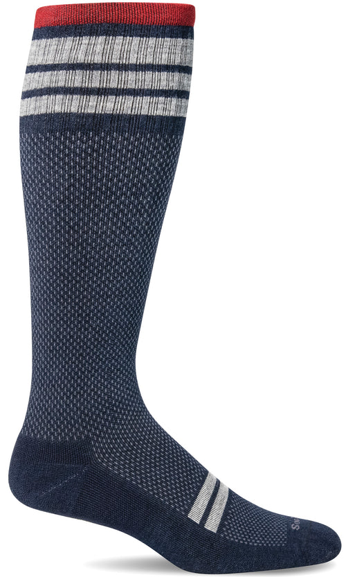 Speedway Knee-High - Navy Firm Compression (20-30mmHG)||Speedway au genou - Compression ferme (20-30mmHG) marine