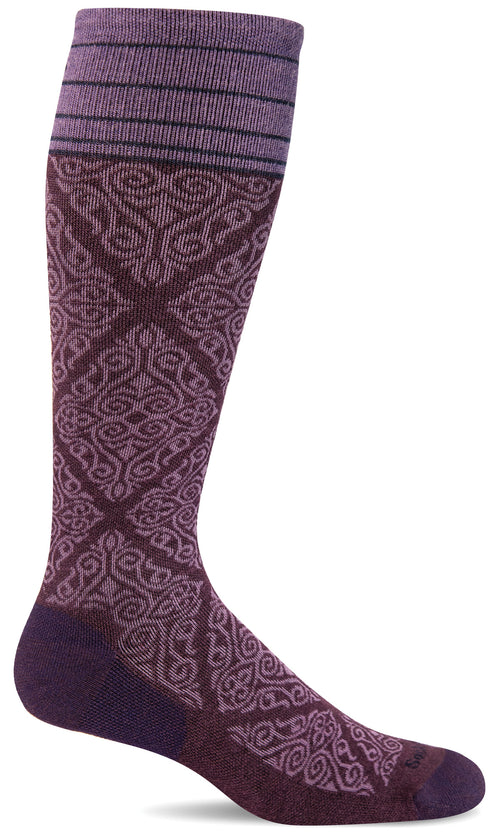 The Raj Knee-High Women - Blackberry Firm Compression (20-30mmHG)