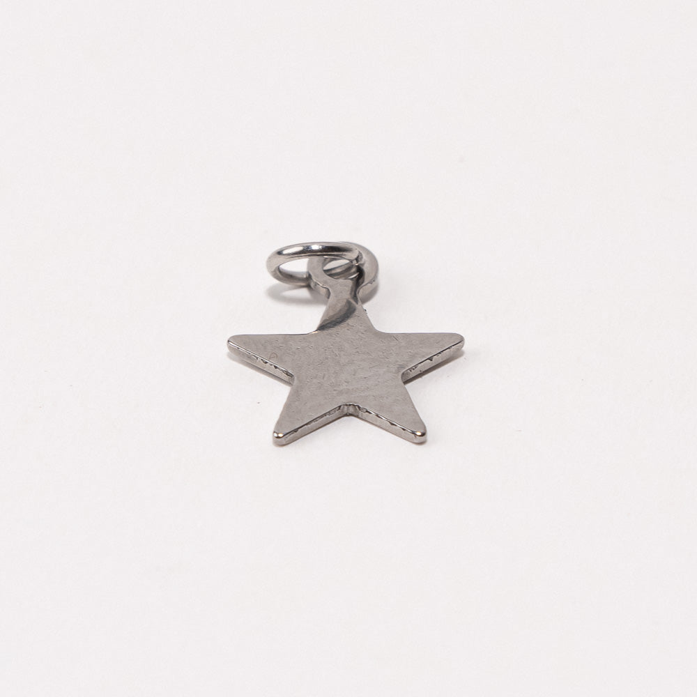 Star Adjustable Loop Shoe Charm - Silver||Étoile breloque à chaussures ajustable - Argent