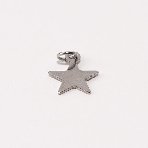 Star Adjustable Loop Shoe Charm - Silver||Étoile breloque à chaussures ajustable - Argent